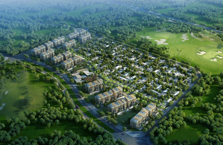 国家海岸保利海棠湾鸟瞰图